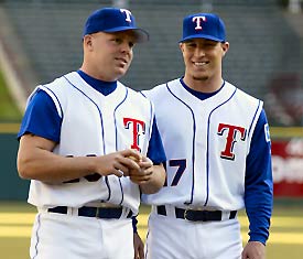 texas rangers jersey history