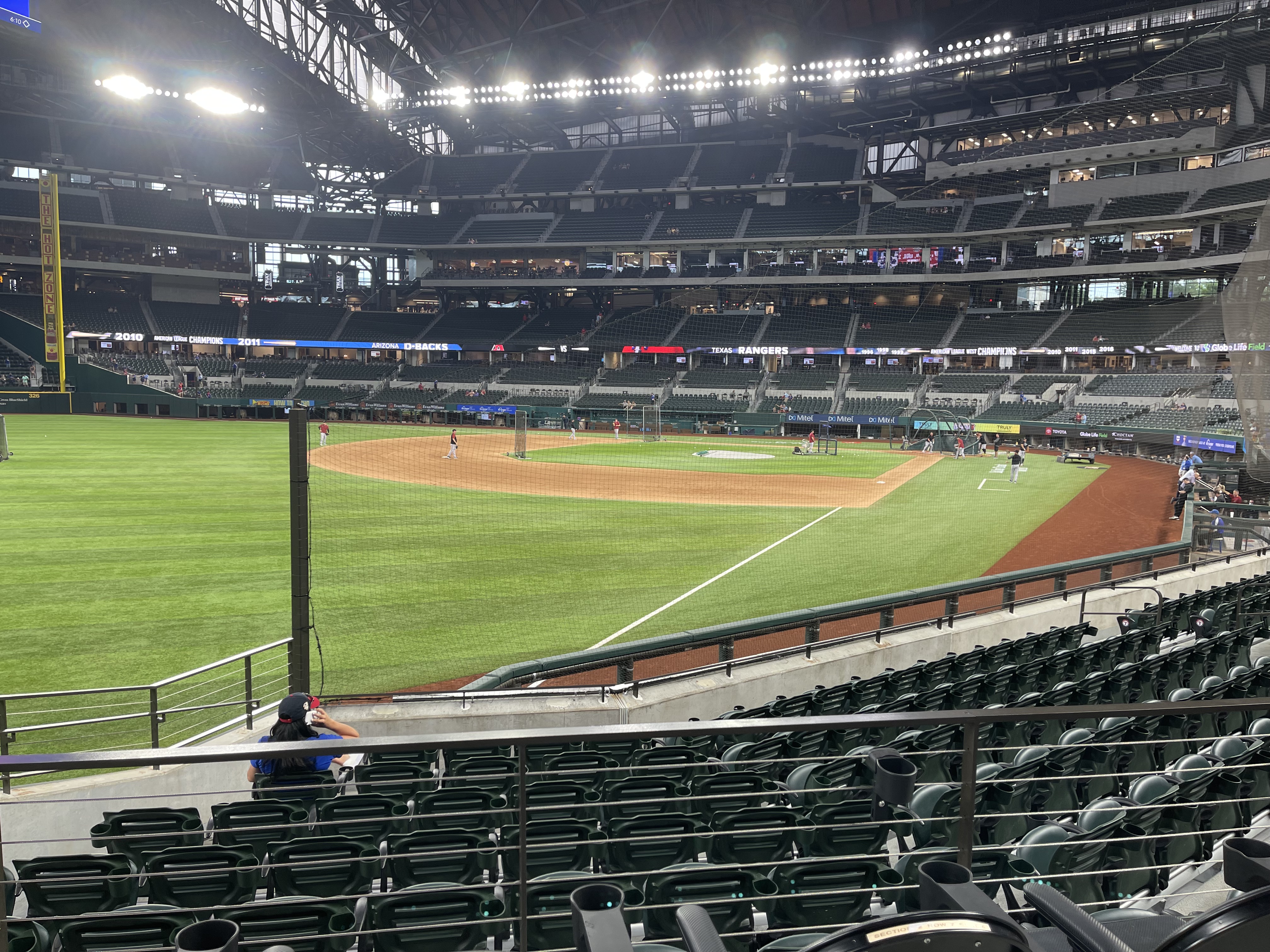 Globe Life Field, section 122, home of Texas Rangers, page 1