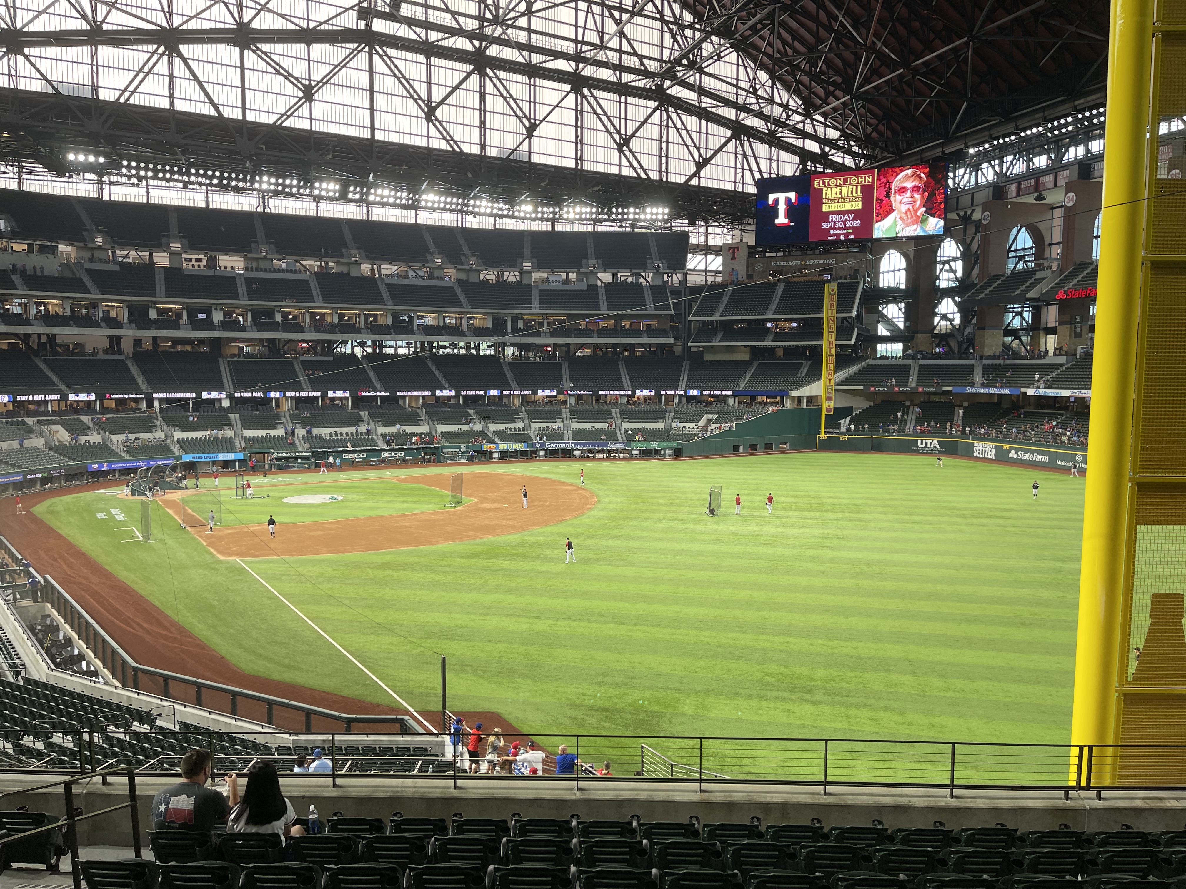 Section 201 at Globe Life Field 