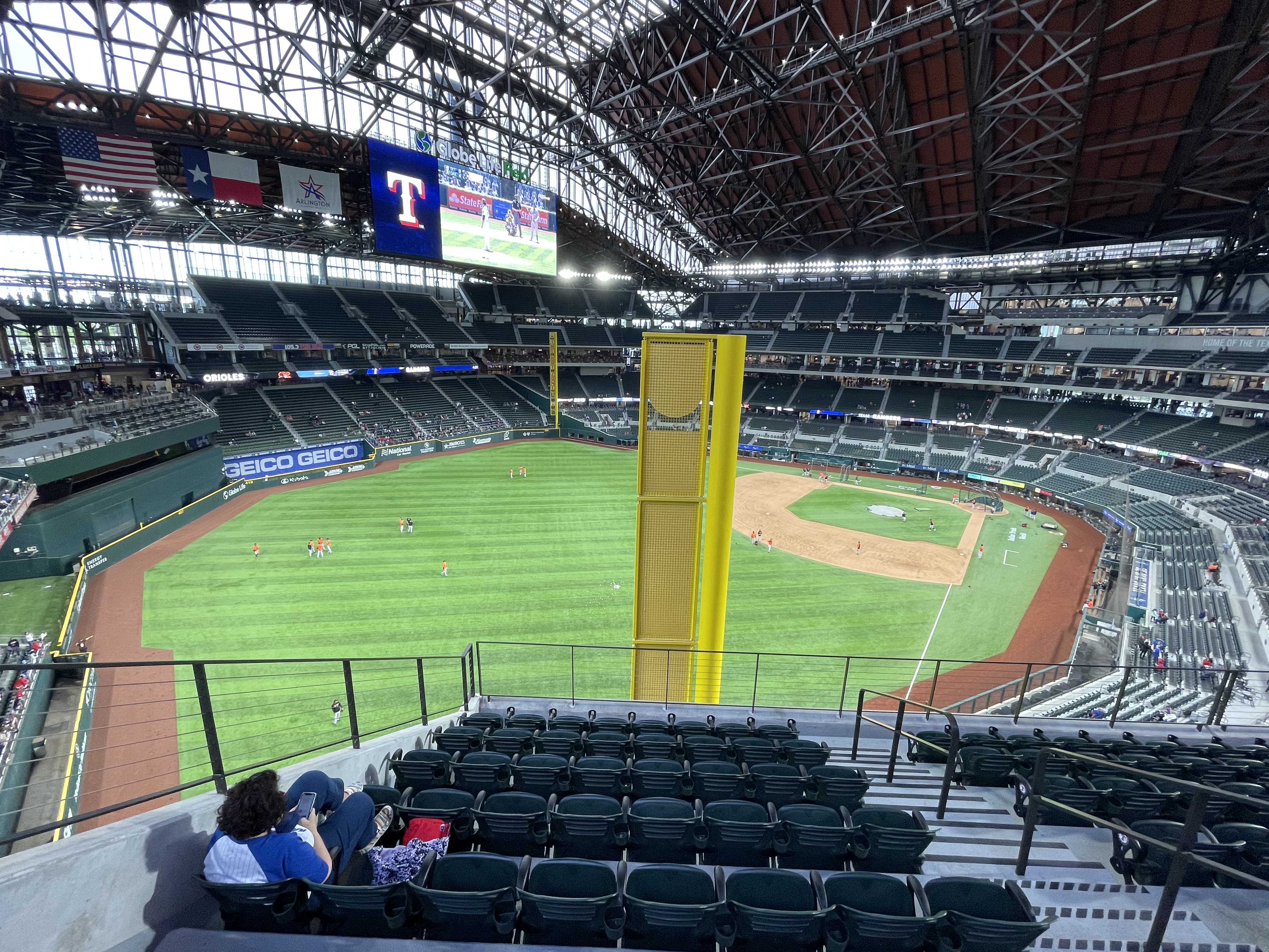 Globe Life Field, section 201, home of Texas Rangers, page 1